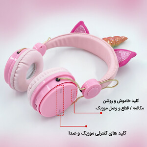 هدفون بلوتوثی مدل AH-805 طرح یونیکورن