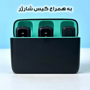 میکروفون بی‌سیم یقه‌ای SX6 Dual تایپ سی