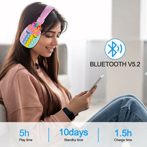 هدفون بی سیم مدل کت ایر کد AH-806H