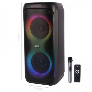 اسپیکر چمدانی بلوتوثی WDLR مدل DR-8830 قابل حمل