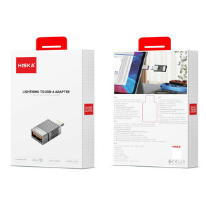 مبدل OTG لایتنینگ به USB-A هیسکا مدل H10