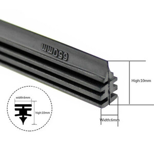 تیغه برف پاک کن پاسیکو سایز 26*16مدل P1607 مناسب برای پژو 206 بسته 2 عددی