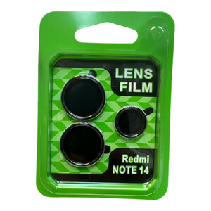 محافظ لنز مدل فلزی شابلون دار مناسب برای گوشی موبایل شیائومی Redmi Note 14