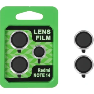 محافظ لنز مدل فلزی شابلون دار مناسب برای گوشی موبایل شیائومی Redmi Note 14