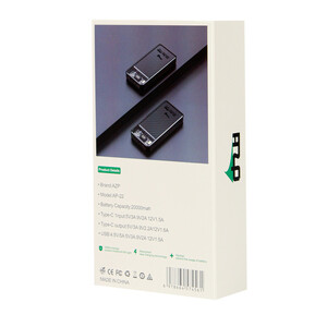 پاوربانک ای زد پی مدل AP-22 ظرفیت 20000 میلی آمپر ساعت