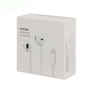 هندزفری با سیم اپل مدل EarPods کانکتور لایتنینگ اصل