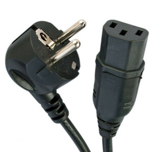 کابل برق سه پین منبع تغذیه کامپیوتر انزو مدل ENZO 3x0.75 طول 1.5 متر