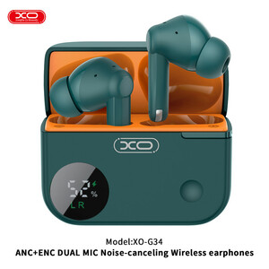 ایرپاد و هندزفری بلوتوثی ایکس او مدل XO-G34 ANC+ENC DUAL MIC