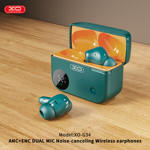 ایرپاد و هندزفری بلوتوثی ایکس او مدل XO-G34 ANC+ENC DUAL MIC