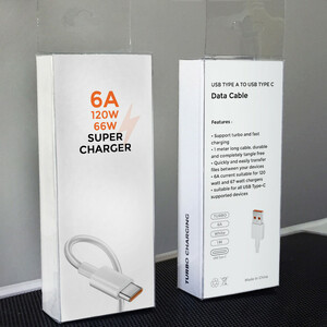 کابل تبدیل USB به USB-C مدل Turbo 6A به طول 1 متر