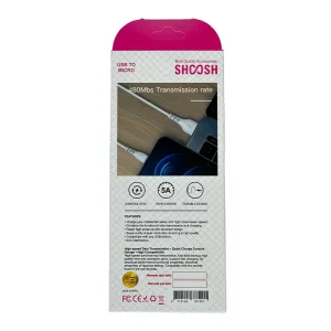 کابل شارژ اندروید مدل SH402A برند SHOOSH