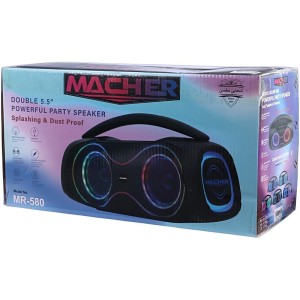 اسپیکر بلوتوثی مچر مدل MR-580 به همراه میکروفون و ریموت کنترل