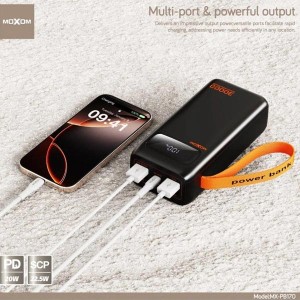 پاوربانک 30000 میلی آمپر ساعت موکسوم Moxom MX-PB170