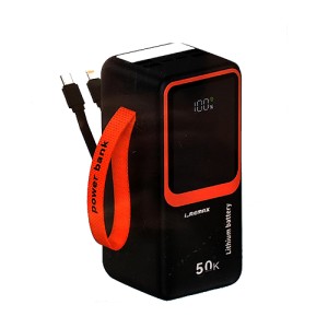 پاوربانک 66 وات ال سی مدل XT50A ظرفیت 50000 میلی آمپرساعت