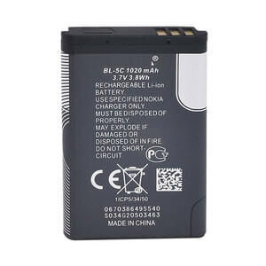 باتری نوکیا مدل BL-5C ظرفیت ۱۰۲۰ میلی آمپر