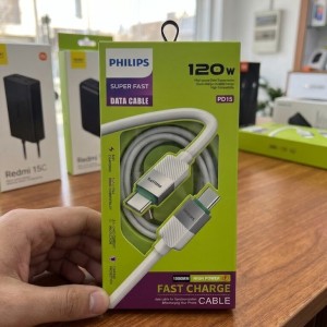 قیمت کابل دو سر تایپ سی فیلیپس مدل DP15 طول 1 متر