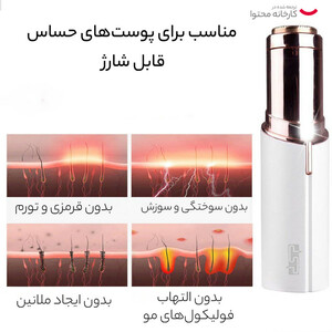 ماشین اصلاح موی صورت دی اس پی مدل 70081 با تیغه استیل پیشرفته، اصلاح چرخشی و صفر زن، باتری قابل شارژ با 45 دقیقه زمان استفاده و شارژ USB