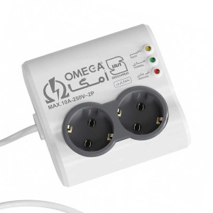 محافظ برق 2 راهی امگا طول 2 متر Omega P4000 10A