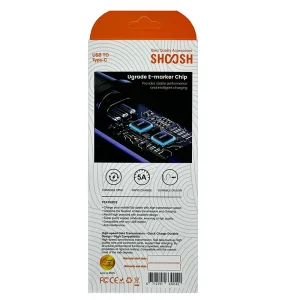 کابل تایپ سی مدل+ SH142C برند SHOOSH