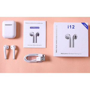 هدفون بی‌سیم مدل i12  - TWS