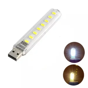 چراغ USB ۸ لامپ LED مدل اضطراری