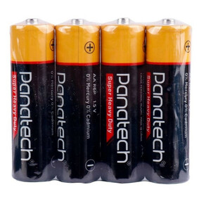 باتری قلمی پاناتک مدل Super Heavy Duty AA بسته ۴ عددی