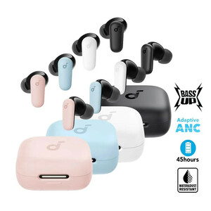 هدفون بلوتوثی انکر مدل R50i NC با حذف نویز فعال (ANC)، درگاه شارژ USB Type-C، باتری قابل شارژ تا 45 ساعت، مقاوم در برابر پاشش آب و گرد و غبار