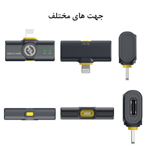 ست میکروفن بی سیم هالی لند مدل Lark M2 مجموعه 2 عددی های کپی