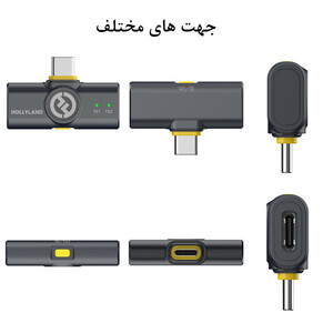 ست میکروفن بی سیم هالی لند مدل Lark M2 مجموعه 2 عددی های کپی