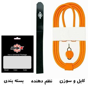 کابل شارژ اپل آیفون ۱۷ ظرفیت ۶۰ وات طول ۱ متر