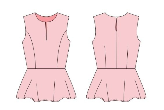 الگوی تاپ کلوش