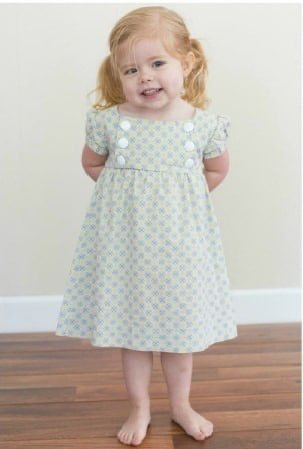 الگوی پیراهن دخترانه