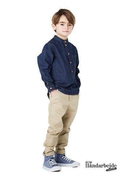 الگوی پیراهن مردانه کودک