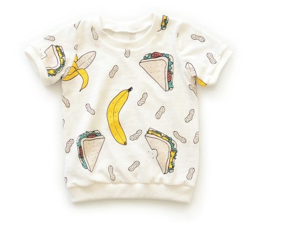 الگوی تی شرت کودک