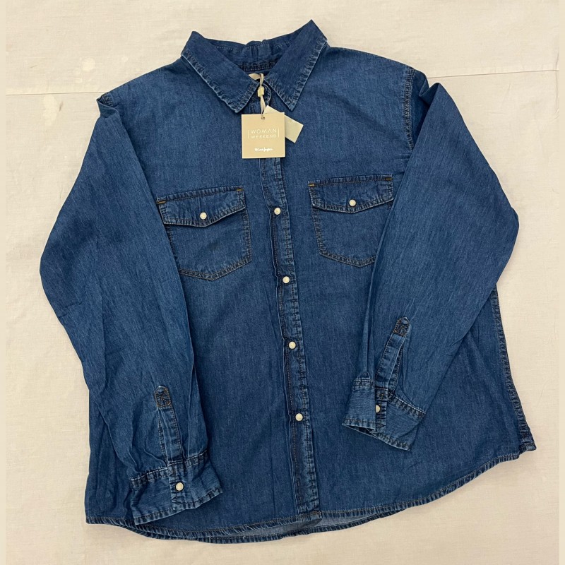 شومیز جین کاغذی وارداتی