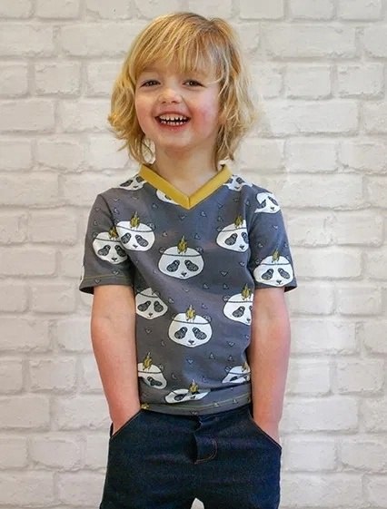 الگوی تی شرت کودک سوفیا