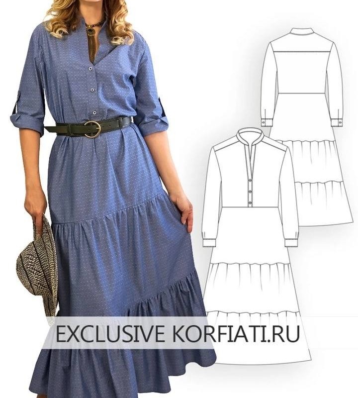 الگوی پیراهن مانتو نورا