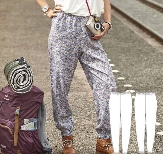 الگوی شلوار راحتی پردیس