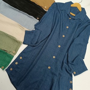 شومیز مانتویی جلو دکمه