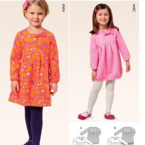 الگوی پیراهن دخترانه گیسو