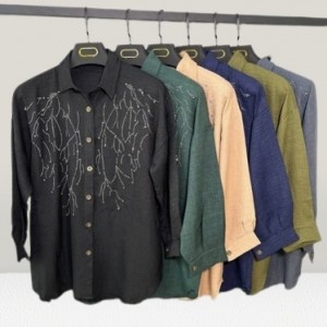 مانتو جلو نگین شاخ گوزنی