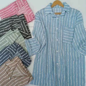 مانتو یقه دار تک جیب