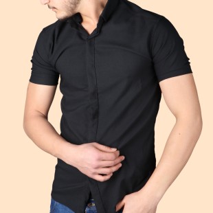پیراهن  مردانه استین کوتاه ساده
