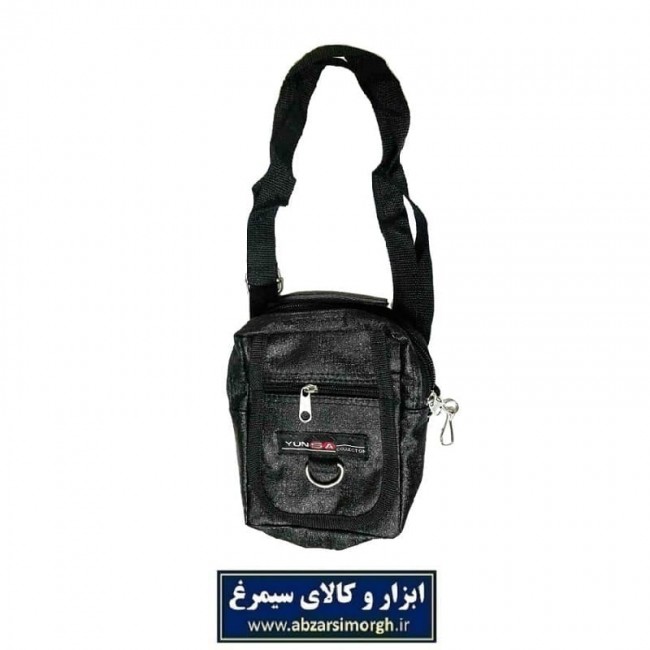 کیف دوشی دو زیپ دسته دار طرح چرم