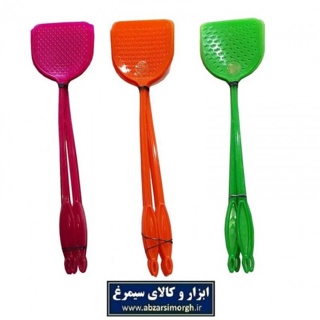 مگس کش پلاستیکی طرح ۲ رنگی PMK-002
