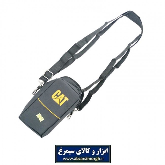 کیف دوشی برزنتی دو زیپ CAT کت CKF-009