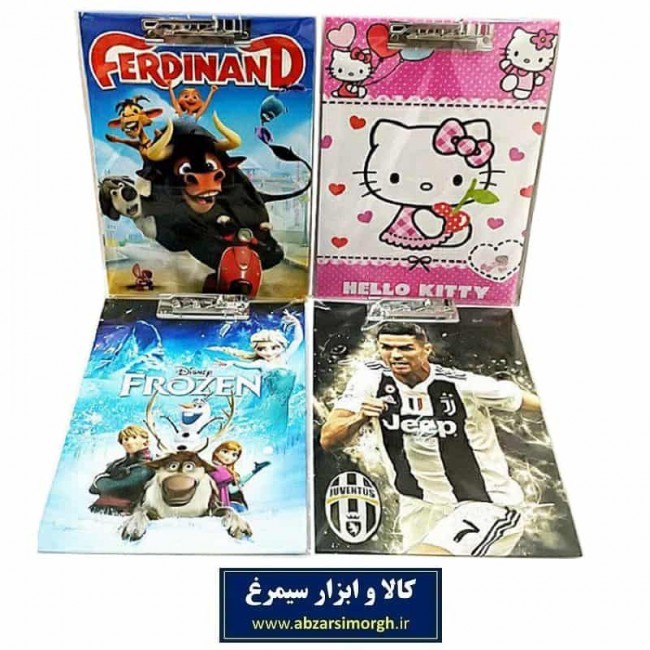 تخته شاسی یا زیر دستی سایز A4 طرح فانتزی پشت وایت بورد دار OTS-002