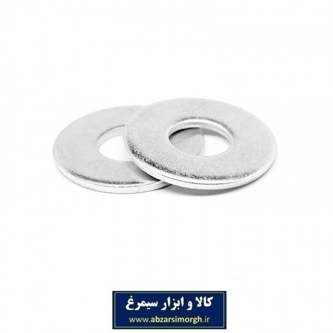 واشر تخت فلزی شماره ۲۴×۸ دور پهن SIT بسته ۲۰ عددی SWF-004