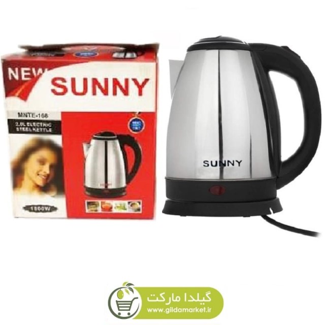 کتری برقی Sunny سانی MNTE-168 استیل ۲ لیتری