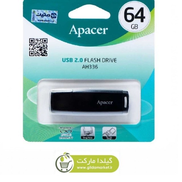 فلش مموری اپیسر مدل AH336 ظرفیت 64 گیگابایت DSM-006